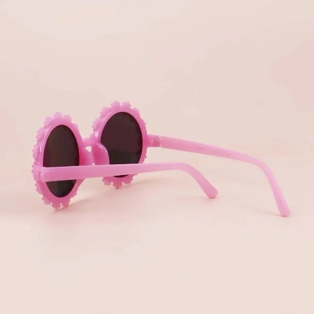 Toddler Daisy Round Retro Sunglasses